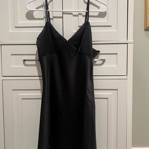Elegant Black Slip Dress